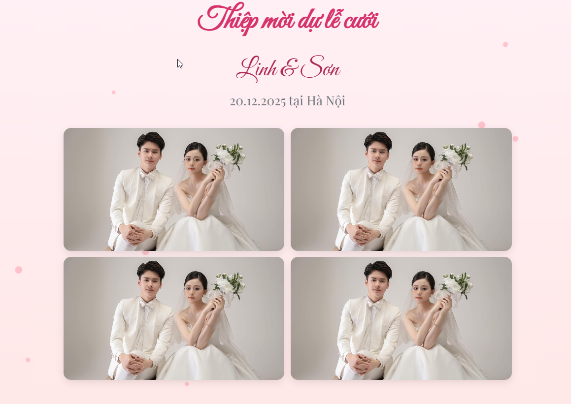 Thiệp cưới 2